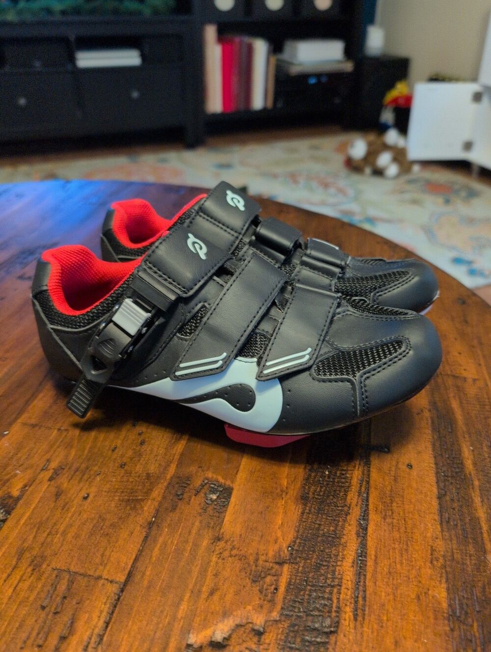 EUC Peloton cycling bike shoes with look delta cleats EU 38 US women's 7